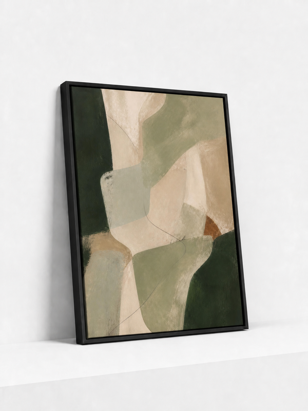 Green in Good Company | Framed Canvas