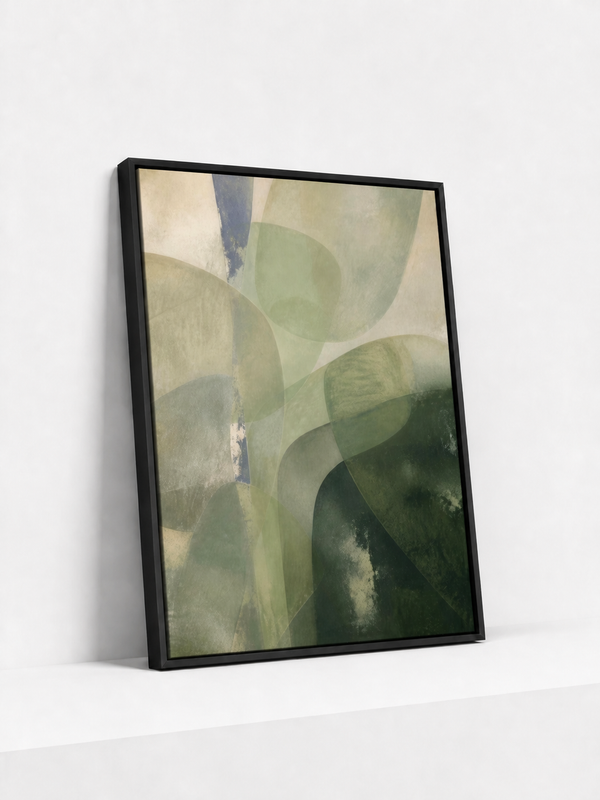 Veiled Hills | Framed Canvas