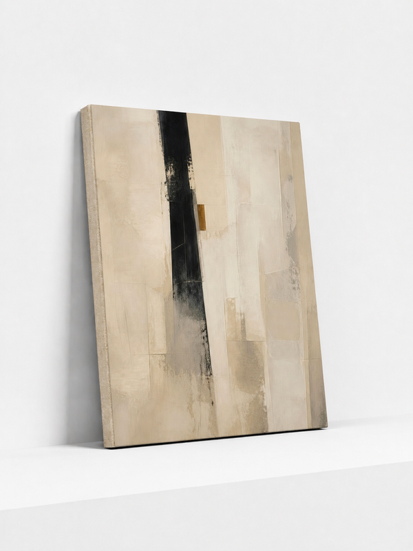 Two Presences Canvas | Minimalist Abstract Wall Art