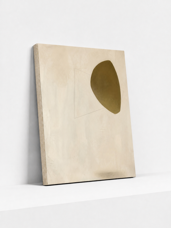 Suspended Earth Canvas | Minimalist Abstract Wall Art