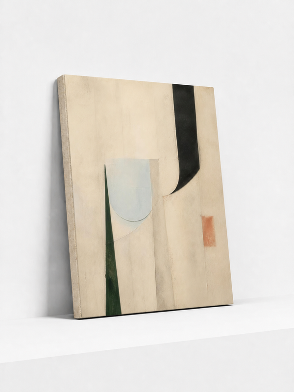 Hook Architecture Canvas | Minimalist Abstract Wall Art