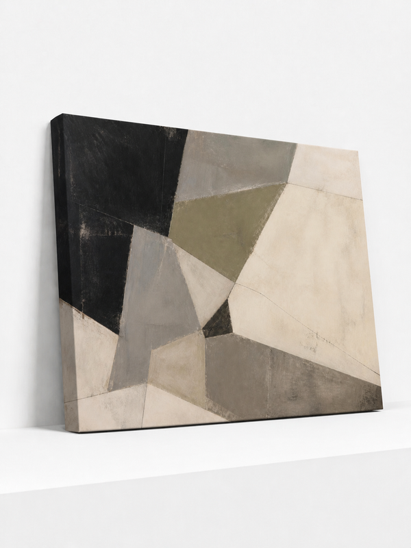 Fractured Planes Canvas | Modern Abstract Wall Art