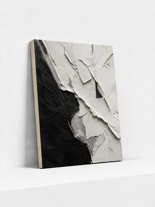 Torn Impasto Canvas | Textured Abstract Wall Art