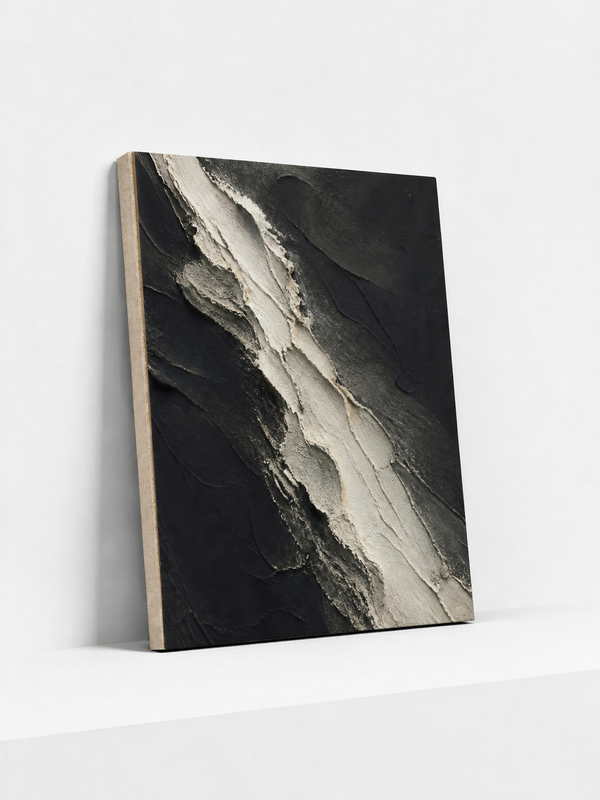 Geological Ridge Canvas | Textured Abstract Wall Art