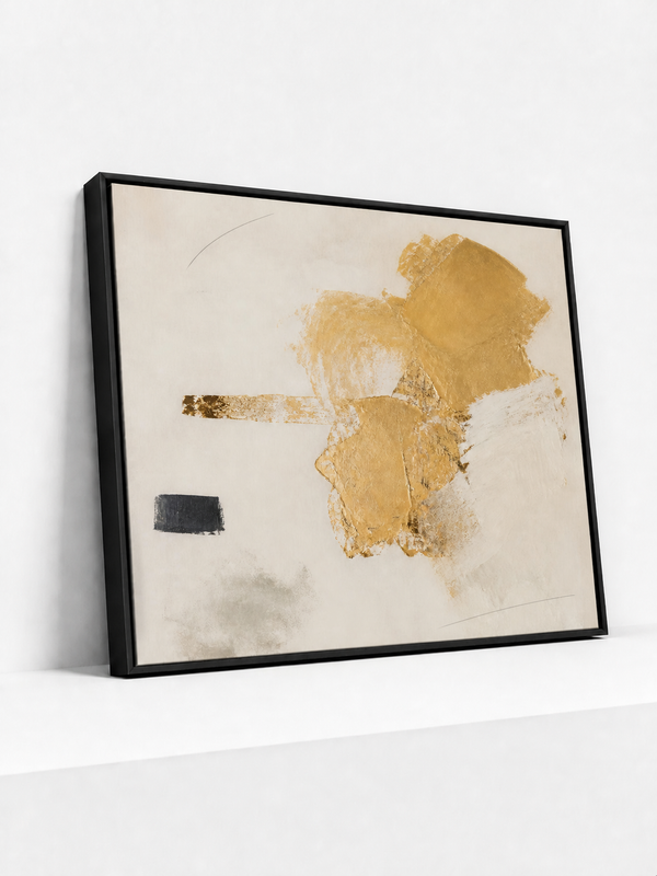 An Ochre Patch | Framed Canvas