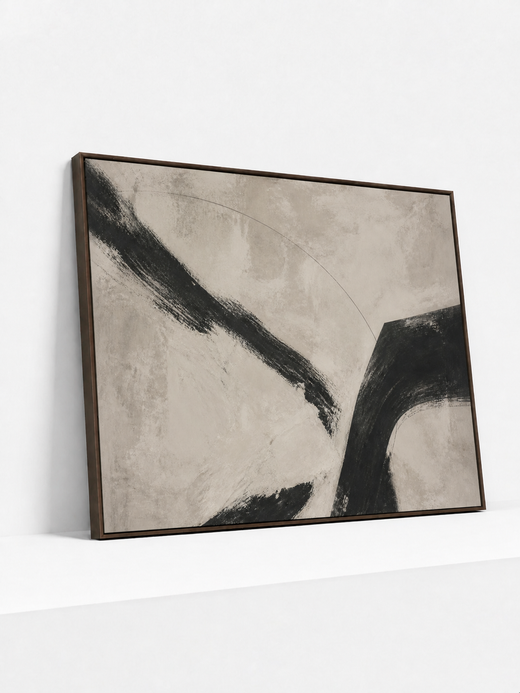 One Broad Stroke | Wooden Framed
