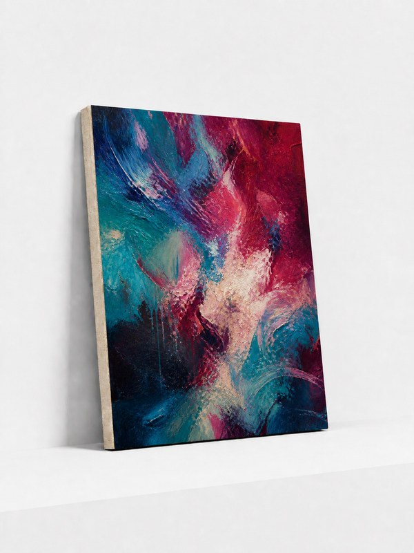 Electric Weather Canvas | Colorful Abstract Wall Art