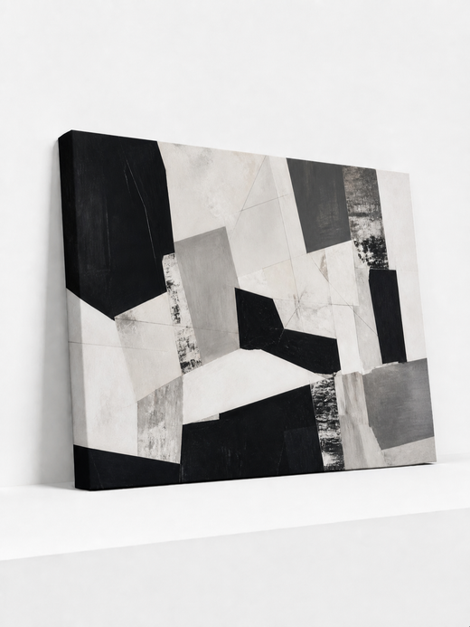 Folded in Black | Canvas