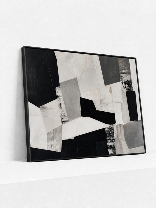 Folded in Black | Metal Framed
