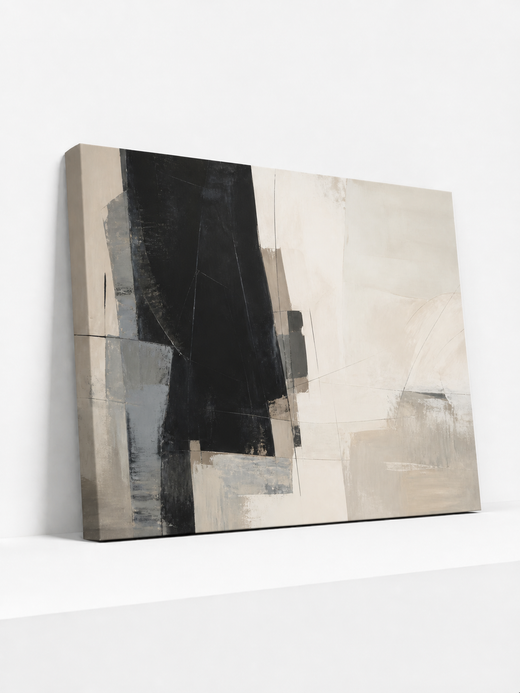 Black on Chalk | Canvas