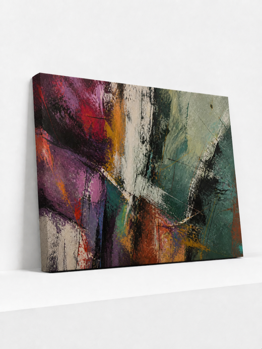 Colours Cross Here | Canvas