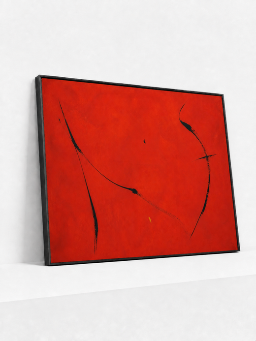 A Little Red | Metal Framed