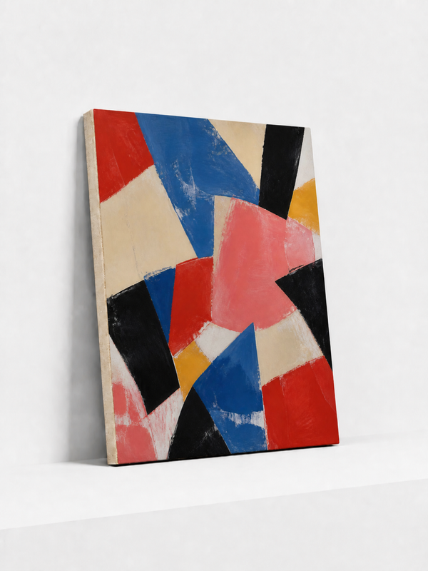 Cut Chorus Canvas | Colorful Abstract Wall Art