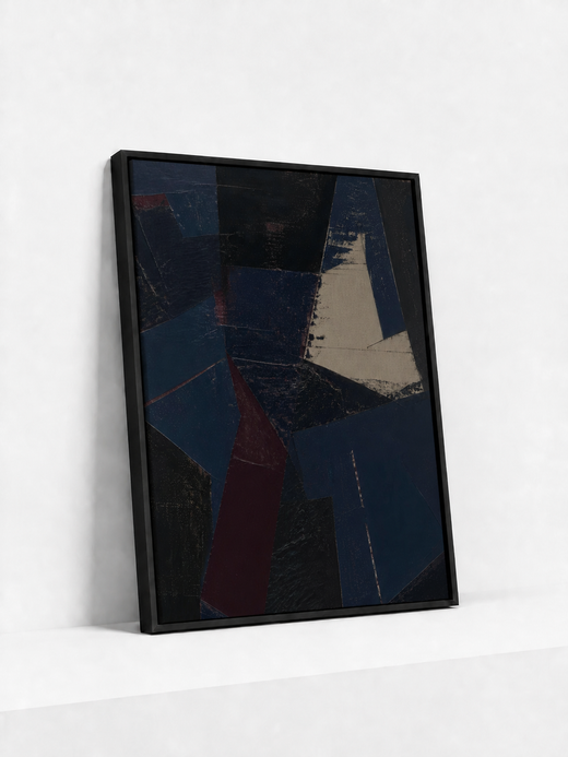 Pieces of Midnight | Framed Canvas