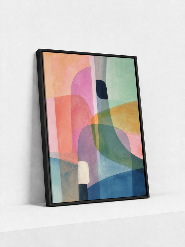 Soft Architecture | Framed Canvas