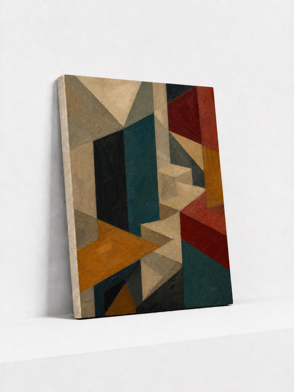 Broken Room Canvas | Geometric Abstract Wall Art