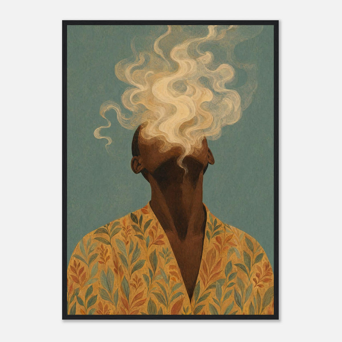 Drift | Souls Premium Wooden Framed - 50x70 cm / 20x28″ / Black