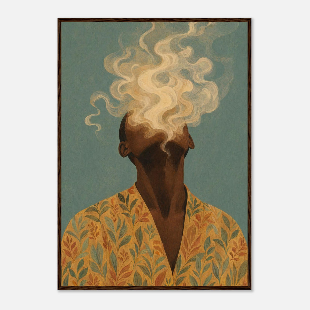 Drift | Souls Premium Wooden Framed - A1 (59.4 x 84.1  cm) / Dark Wood
