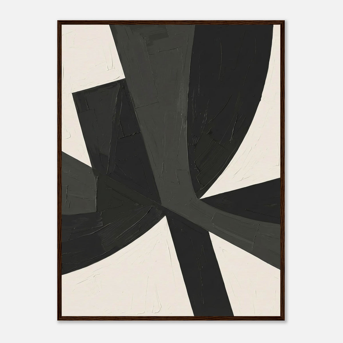 Cipher Radial — Abstract Premium Wooden Framed
