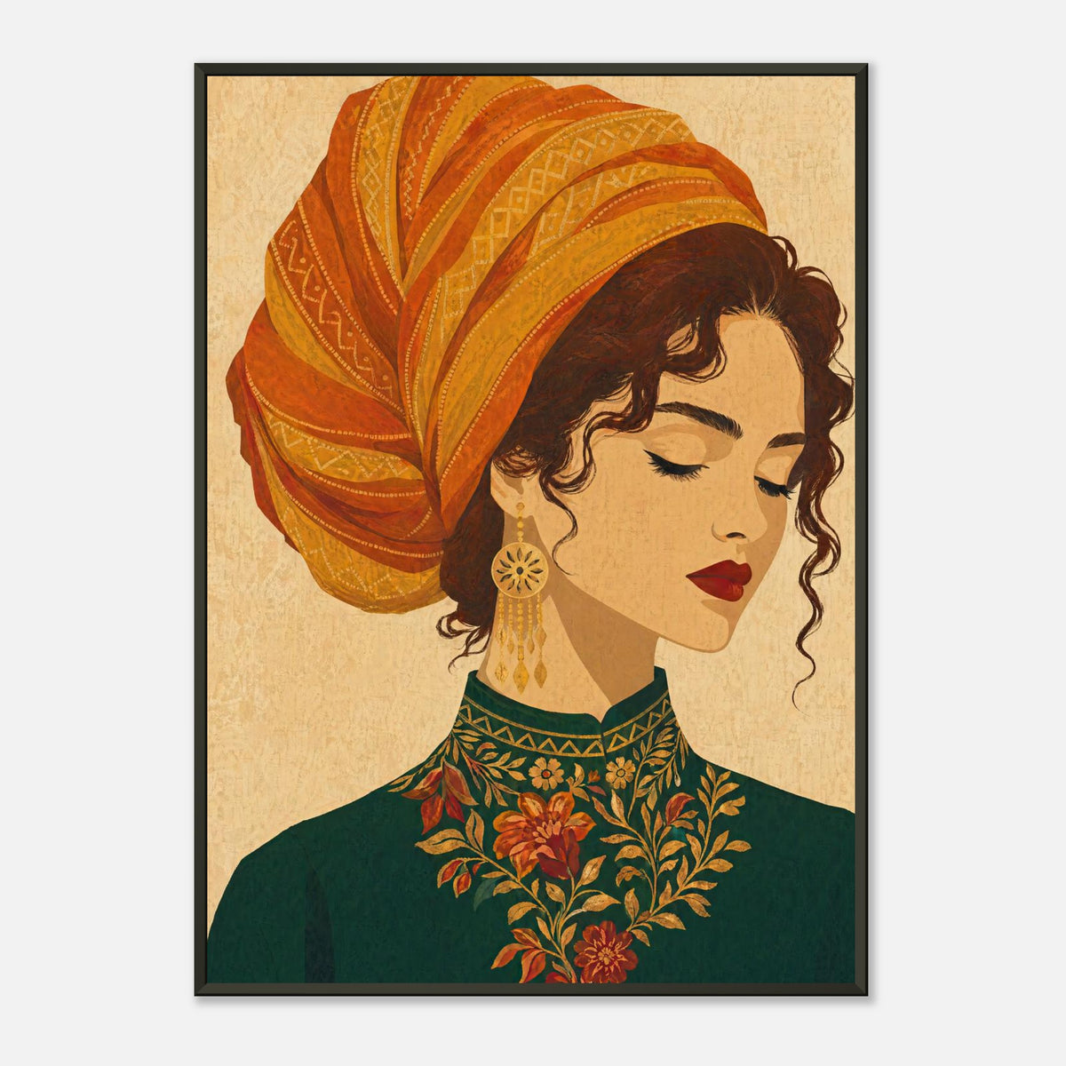 Bride | Souls Premium Metal Framed - 50x70 cm / 20x28″