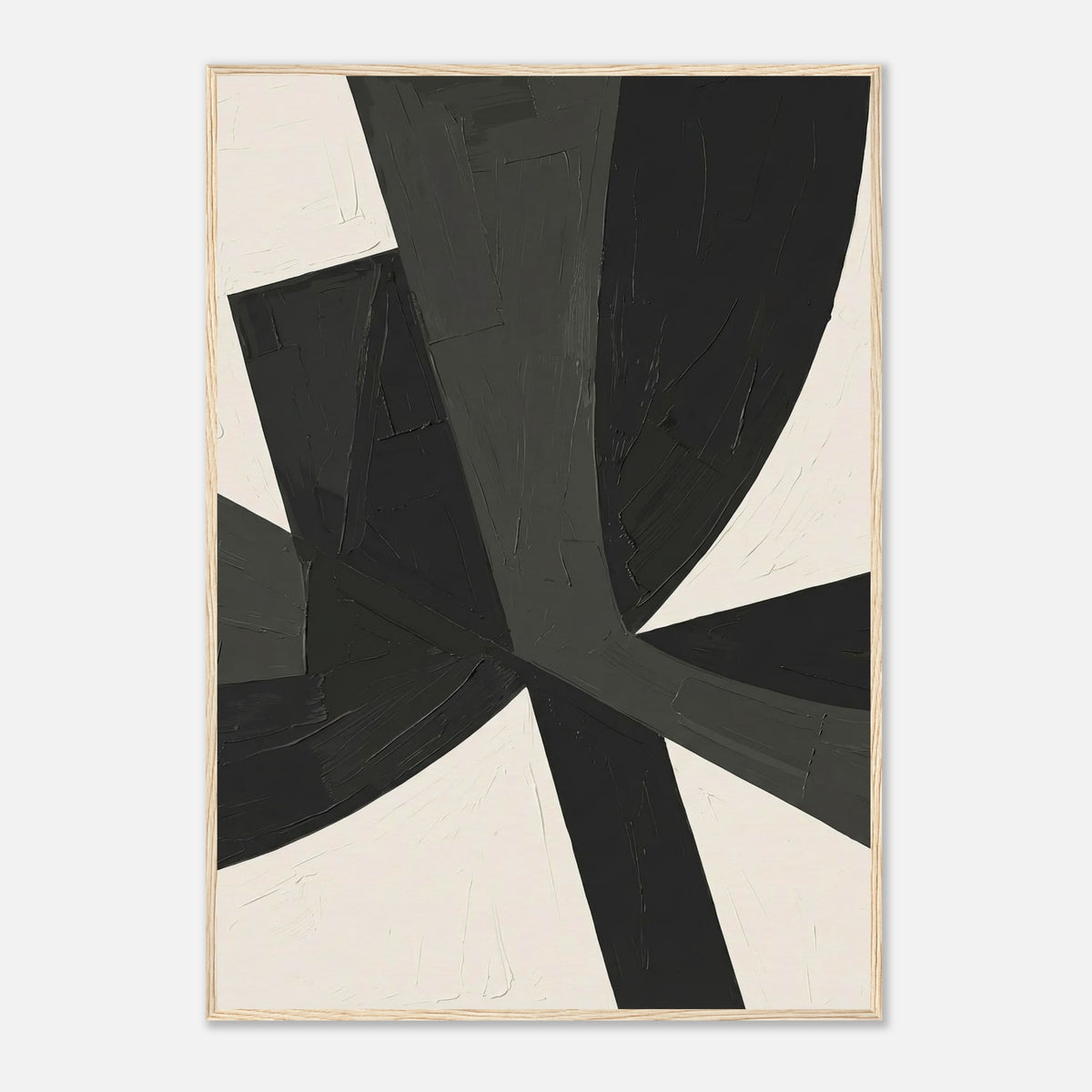 Cipher Radial — Abstract Premium Wooden Framed
