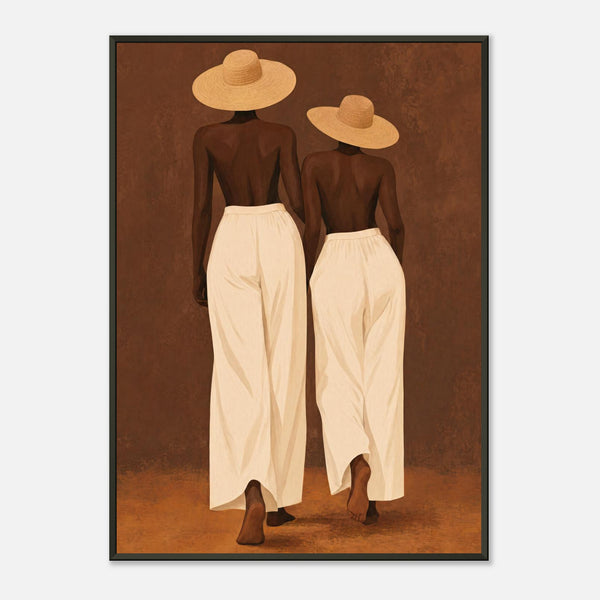 Walking Together | Souls Premium Metal Framed - 50x70 cm / 20x28″
