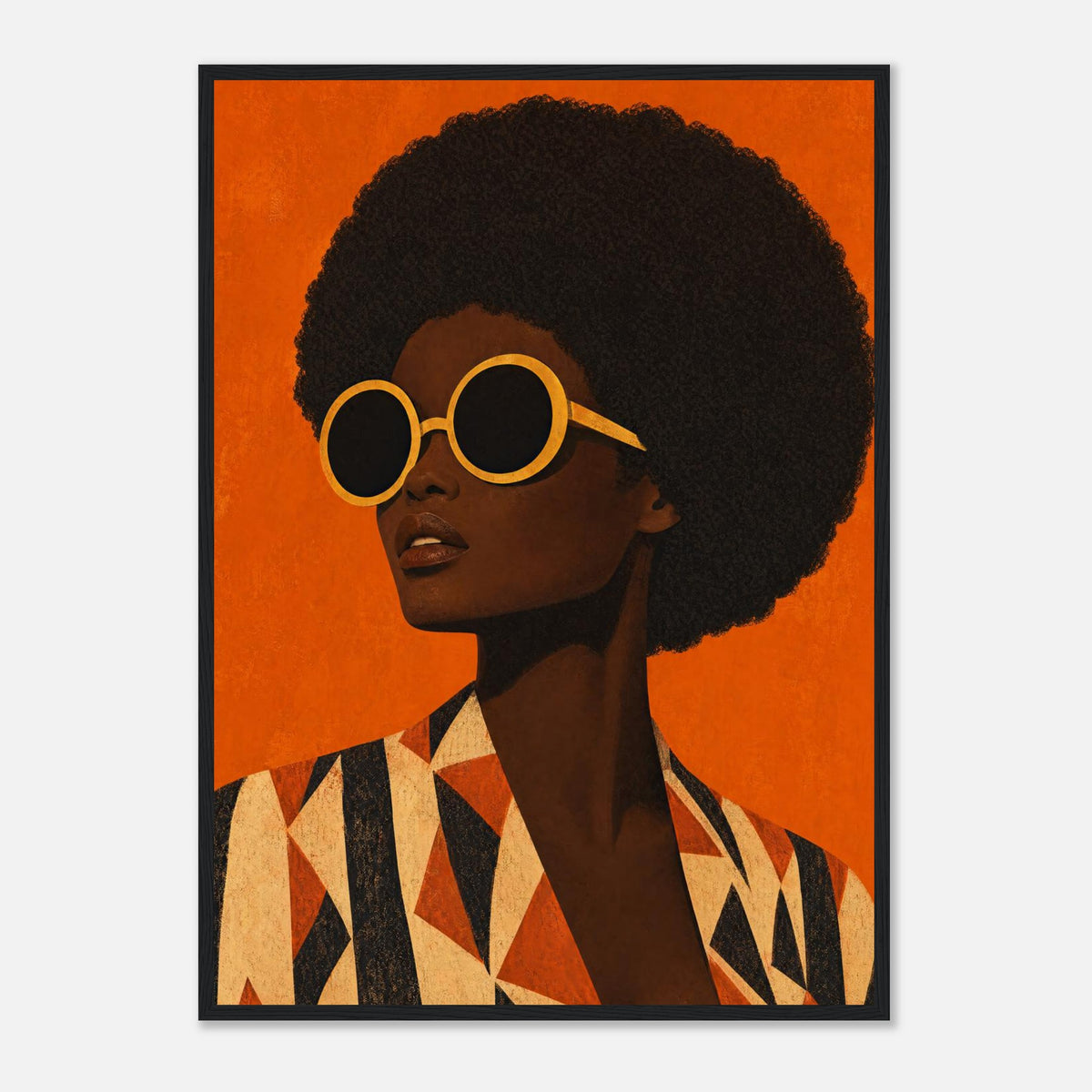 Specs | Souls Premium Wooden Framed - 50x70 cm / 20x28″ / Black