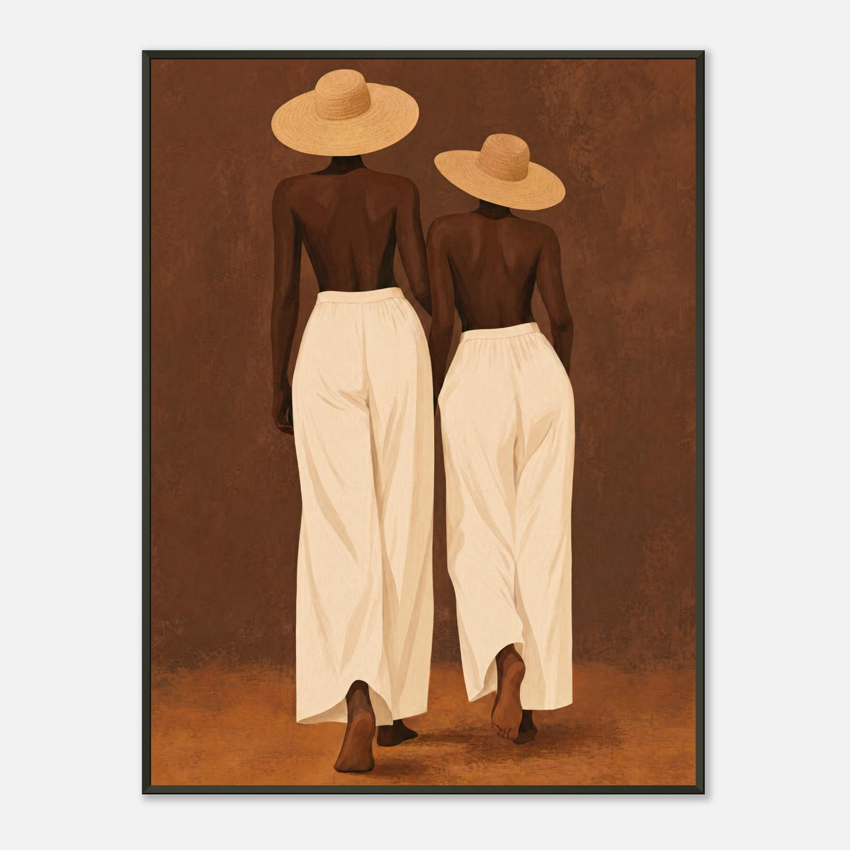 Walking Together | Souls Premium Metal Framed - 60x80 cm / 24x32″