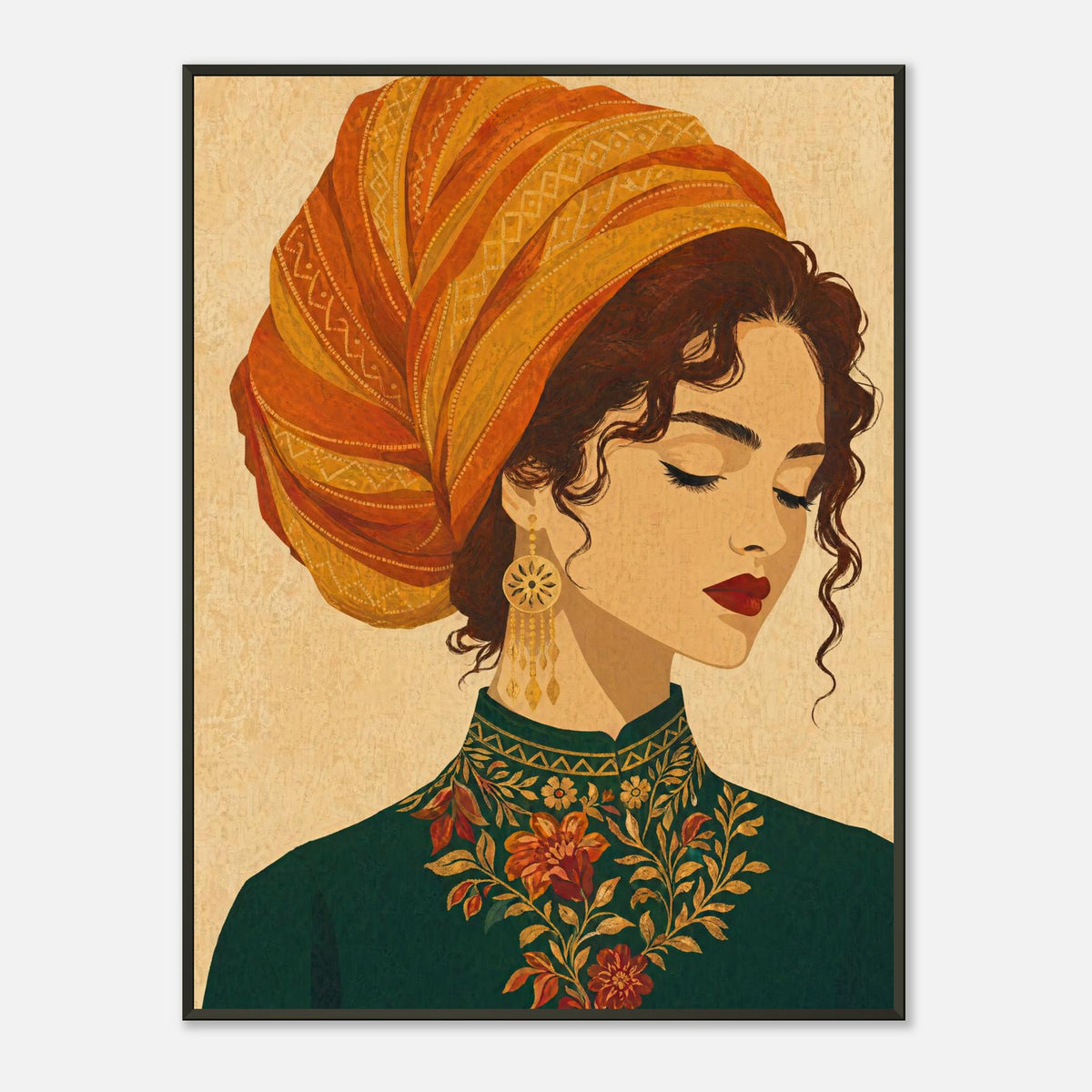 Bride | Souls Premium Metal Framed - 60x80 cm / 24x32″
