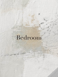 Bedroom abstract wall art