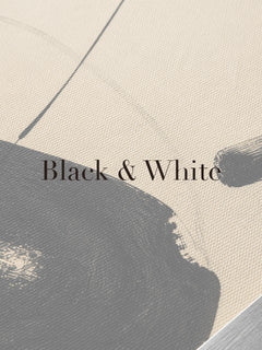 Black & White abstract wall art