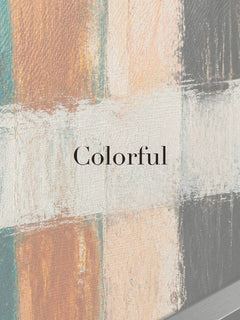 Colorful abstract wall art