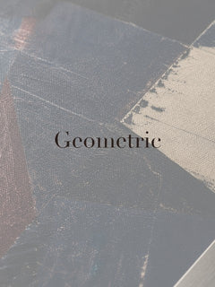 Geometric abstract wall art