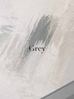 Grey abstract wall art