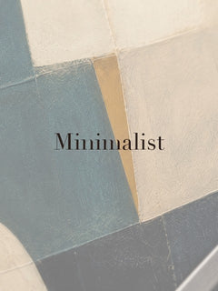 Minimalist abstract wall art
