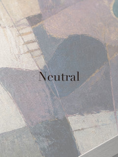 Neutral abstract wall art